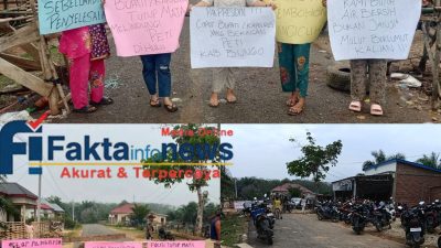 Gara Gara PETI di Hulu Sungai Batang Tebo,Warga Peninjau Kesal Ahir Nya Blokir Jalan Provinsi Selama 4 Hari