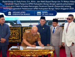 DPRD Bungo Gelar Rapat Paripurna Penyampaian Kata Akhir Fraksi 